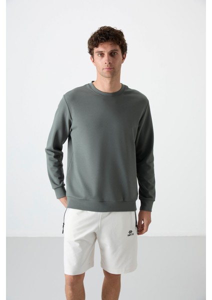 Çağla Basic O Yaka Rahat Form Erkek Sweatshirt - 88053
