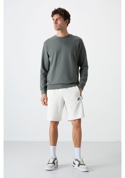 Çağla Basic O Yaka Rahat Form Erkek Sweatshirt - 88053 fiyatları