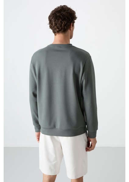Çağla Basic O Yaka Rahat Form Erkek Sweatshirt - 88053 indirimleri