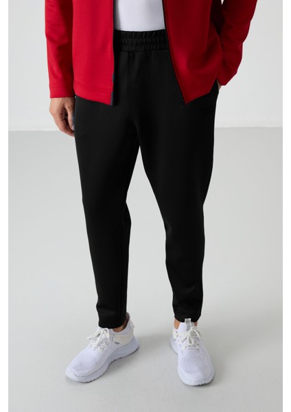 Bran Kırmızı - Siyah Scuba Kumaş Erkek Eşofman Takım - 85199 fırsatları