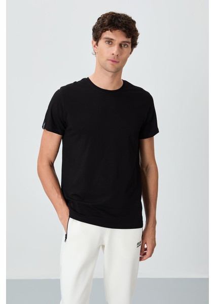 Calvin Siyah Basic Erkek T-Shirt - 88245