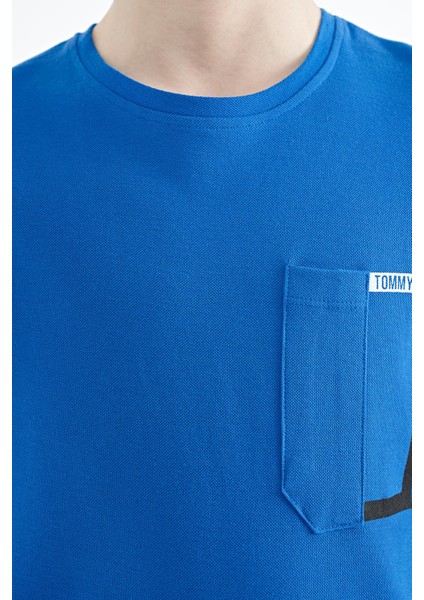 Saks Cep Detaylı O Yaka Standart Kalıp Erkek Çocuk T-Shirt - 11120 indirimleri