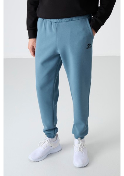 Orman Yeşili Bağcıklı Dar Paça Erkek Eşofman Alt - 84999 indirimleri