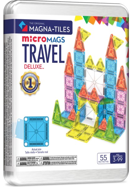 Magna-Tıles® - Travel Set - Seyahat Seti - 55 Parça