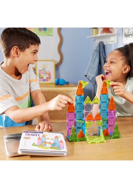 Magna-Tıles® - Travel Set - Seyahat Seti - 55 Parça modelleri