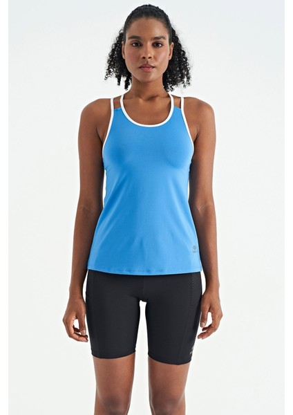 Saks Çift Askılı Sırt Detaylı Standart Kalıp Kadın Spor Atlet - 97258 fiyatları