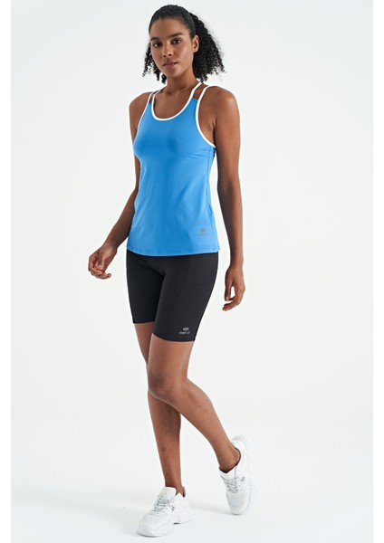 Saks Çift Askılı Sırt Detaylı Standart Kalıp Kadın Spor Atlet - 97258 indirimleri