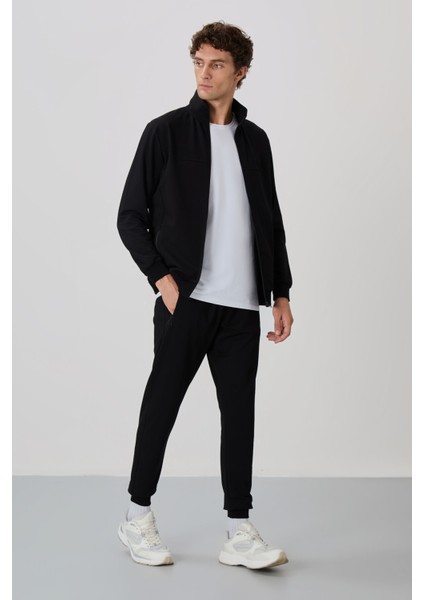 Anton Siyah Jogger Eşofman Takım - 85178