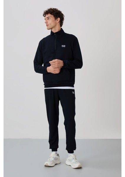 Herbert Lacivert Dik Yaka Eşofman Takım - 85233 fırsatları