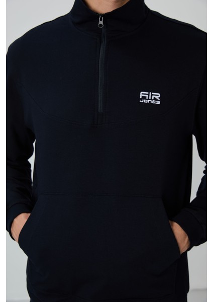 Herbert Lacivert Dik Yaka Eşofman Takım - 85233 indirimleri