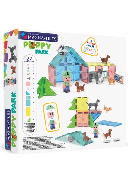 Magna-Tıles® - Puppy Park - 27 Parça indirimleri