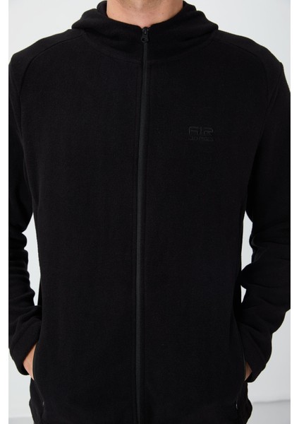 Connell Siyah Rahat Kalıp Polar Erkek Sweatshirt - 88313 fırsatları