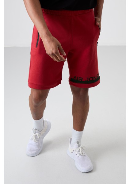 Albie Kırmızı Standart Kalıp Erkek Şort - 81241