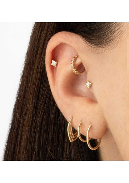 Flower Tragus Piercing
