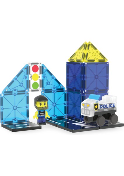 Magna-Tıles® - Police Patrol - 20 Parça