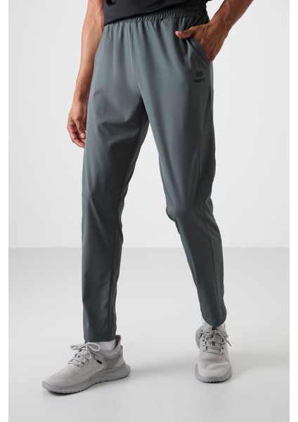 Haki Polyester İnce Yumuşak Comfort Fit Erkek Eşofman Alt - 82119 fiyatları