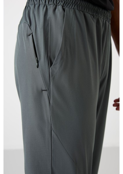 Haki Polyester İnce Yumuşak Comfort Fit Erkek Eşofman Alt - 82119 fırsatları