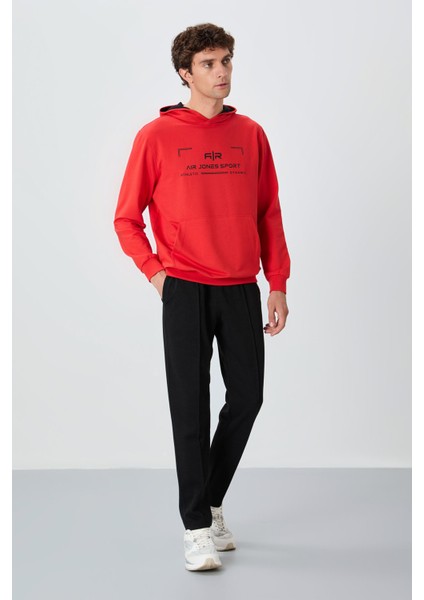 Kırçıllı Siyah Jogger Erkek Eşofman Altı - 82114