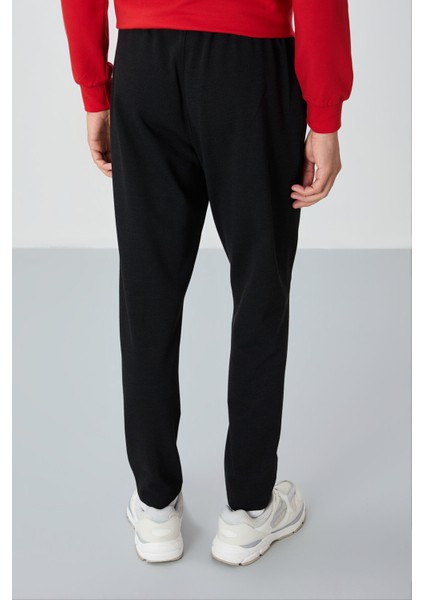 Kırçıllı Siyah Jogger Erkek Eşofman Altı - 82114 indirimleri
