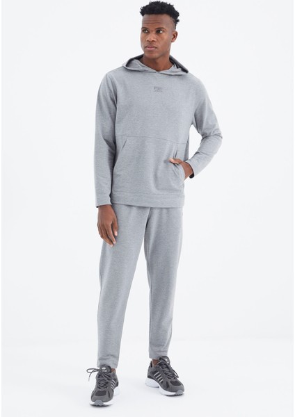 Rex Gri Melanj Basic Erkek Eşofman Takım - 85232 indirimleri