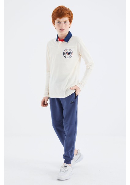 Ekru Polo Yaka Erkek Çocuk T-Shirt - 11172 indirimleri