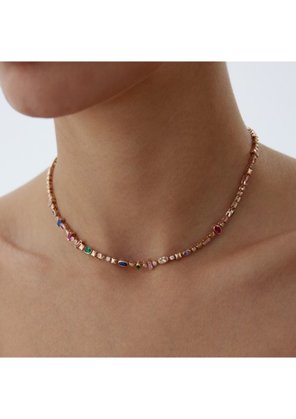 Colorfull Stone Kolye