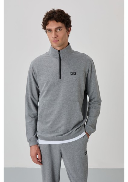 Herbert Gri Melanj Dik Yaka Eşofman Takım - 85233 fırsatları