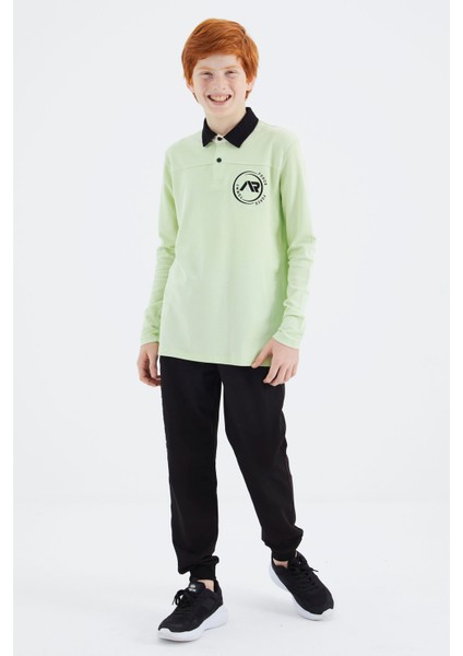Açık Yeşil Polo Yaka Erkek Çocuk T-Shirt - 11172 indirimleri