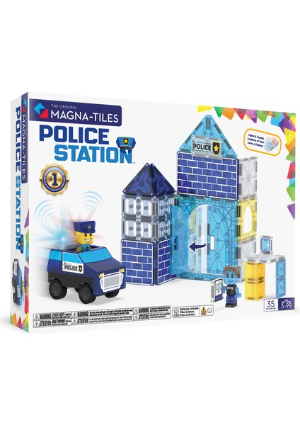 Magna-Tıles® - Police Station - 35 Parça