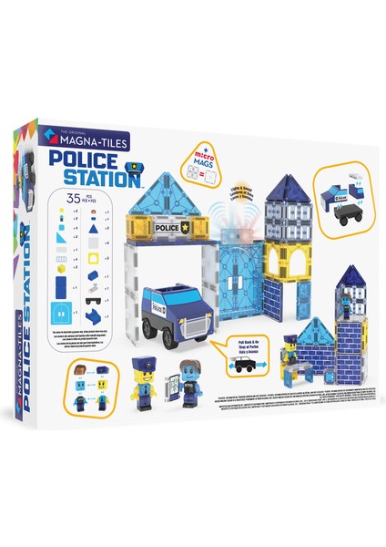 Magna-Tıles® - Police Station - 35 Parça fiyatları