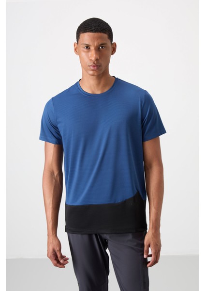 Parlament Polyester Nefes Alan Dokulu İnce Esnek Standart Fit Erkek Performans T-Shirt - 88383