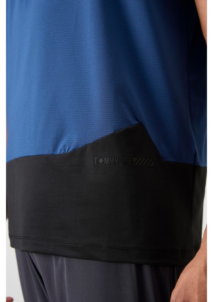 Parlament Polyester Nefes Alan Dokulu İnce Esnek Standart Fit Erkek Performans T-Shirt - 88383 fırsatları