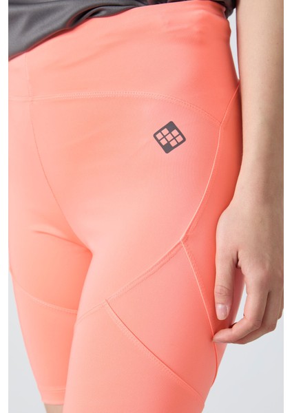 Yavruagzı Polyester Esnek Standart Fit Performans Kadın Biker Tayt - 91013 fırsatları