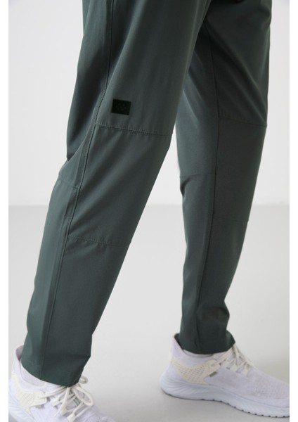 Haki Polyester İnce Yumuşak Comfort Fit Erkek Eşofman Alt - 82120 fırsatları