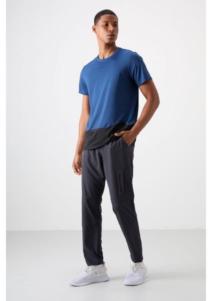 Antrasit Polyester İnce Yumuşak Comfort Fit Erkek Eşofman Alt - 82120 fiyatları