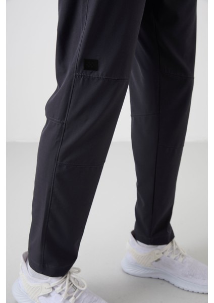 Antrasit Polyester İnce Yumuşak Comfort Fit Erkek Eşofman Alt - 82120 indirimleri