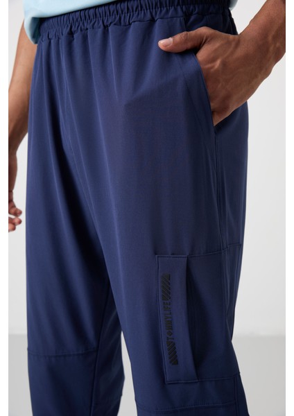 İndigo Polyester İnce Yumuşak Comfort Fit Erkek Eşofman Alt - 82120 fiyatları