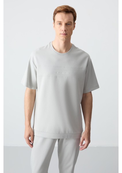Taş Pamuklu Kalın Yumuşak Dokulu Oversize Fit Basic Erkek Eşofman Takım - 85261 fiyatları