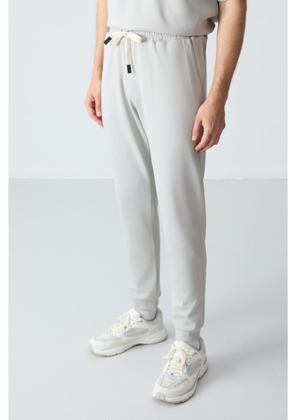 Taş Pamuklu Kalın Yumuşak Dokulu Oversize Fit Basic Erkek Eşofman Takım - 85261 modelleri