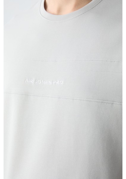 Taş Pamuklu Kalın Yumuşak Dokulu Oversize Fit Basic Erkek Eşofman Takım - 85261 fırsatları