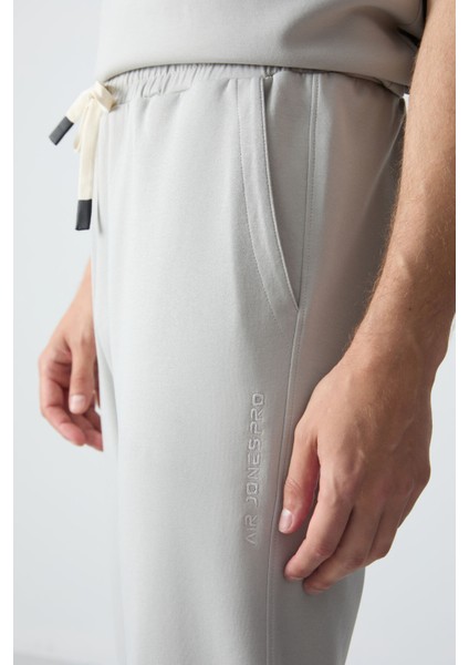 Taş Pamuklu Kalın Yumuşak Dokulu Oversize Fit Basic Erkek Eşofman Takım - 85261 indirimleri