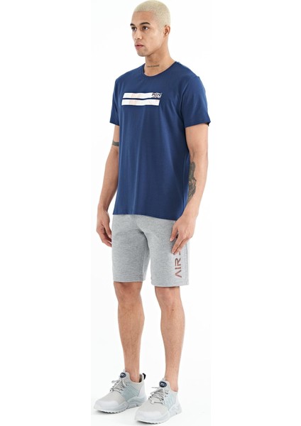 Alva Gri Melanj Baskılı Erkek Şort - 81245 fırsatları