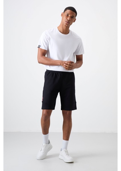 Amos Lacivert Baskılı Erkek Şort - 81246 fiyatları