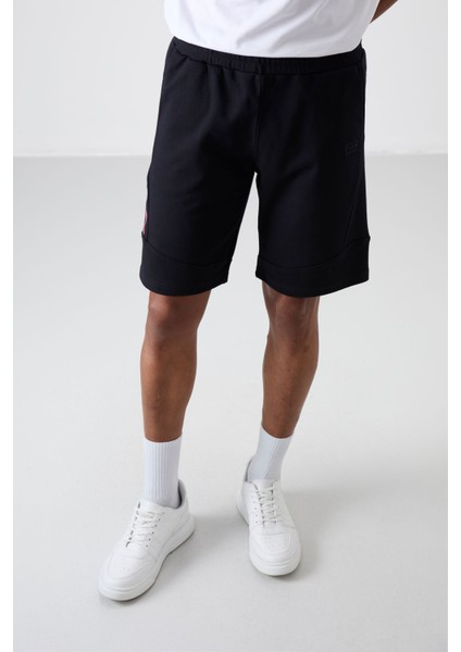 Amos Lacivert Baskılı Erkek Şort - 81246 modelleri