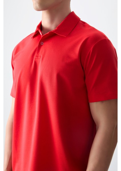 Fiesta Pamuklu Kalın Yumuşak Dokulu Polo Yaka Oversize Fit Basic Erkek T- Shirt - 88381 fiyatları
