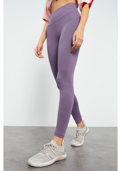 Eflatun Yüksek Bel Toparlayıcı Slim Fit Dar Paça Kadın Tayt - 94011 fiyatları