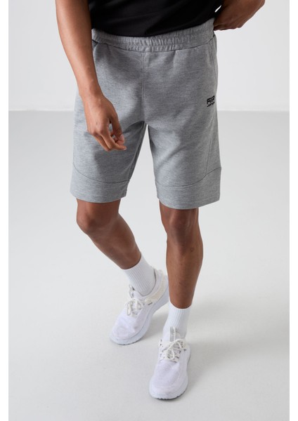 Amos Gri Melanj Baskılı Erkek Şort - 81246 indirimleri