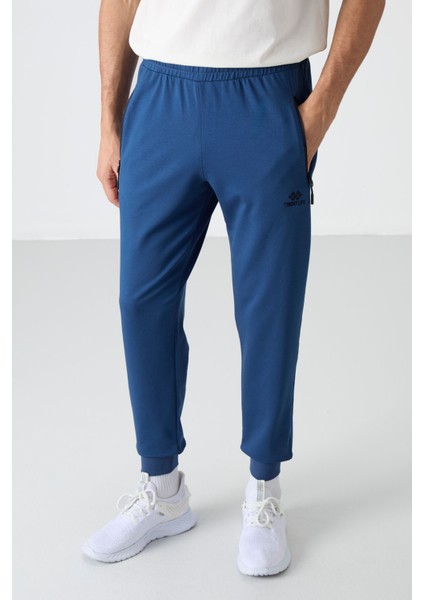 Parlament Fermuar Cepli Standart Kalıp Jogger Erkek Eşofman Alt - 84587