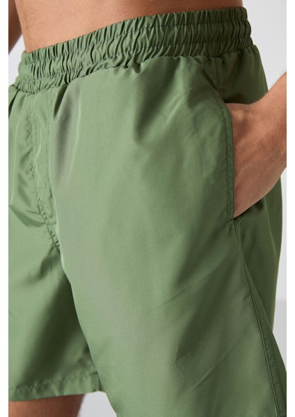 Haki Hızlı Kuruyan Standart Fit Erkek Deniz Şortu - 81237 fiyatları
