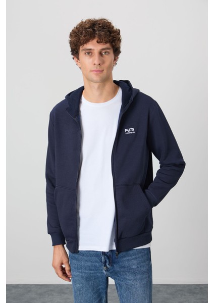 Hector Lacivert Şardonlu Erkek Sweatshirt - 88139 fiyatları